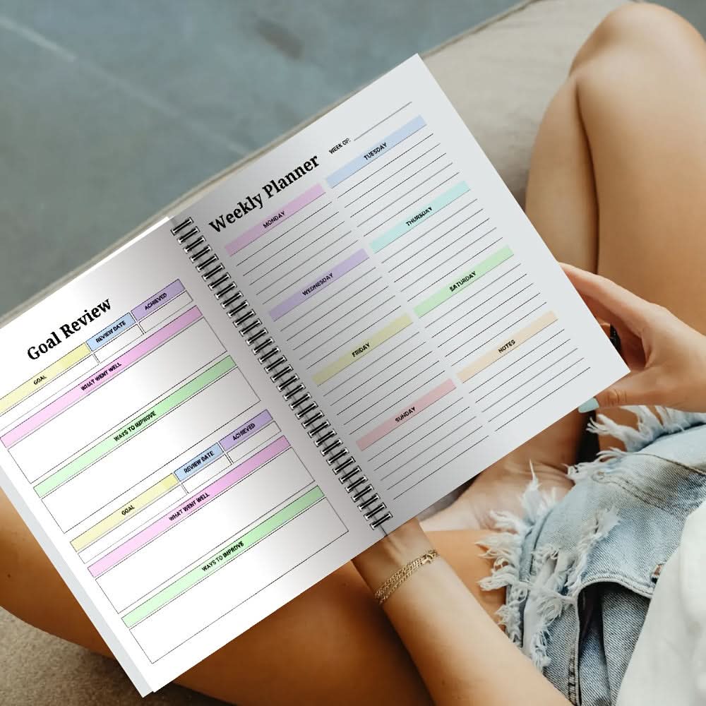 2026 ADHD Planner for Adults, Daily and Weekly Dated Planner, Bound