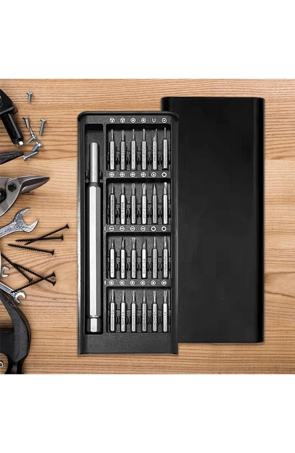 24-in-1 Precision Screwdriver Set | Magnetic Bits with Chrome Vanadium Shafts, Aluminum Alloy Handle and 360 Degree Rotary Cap