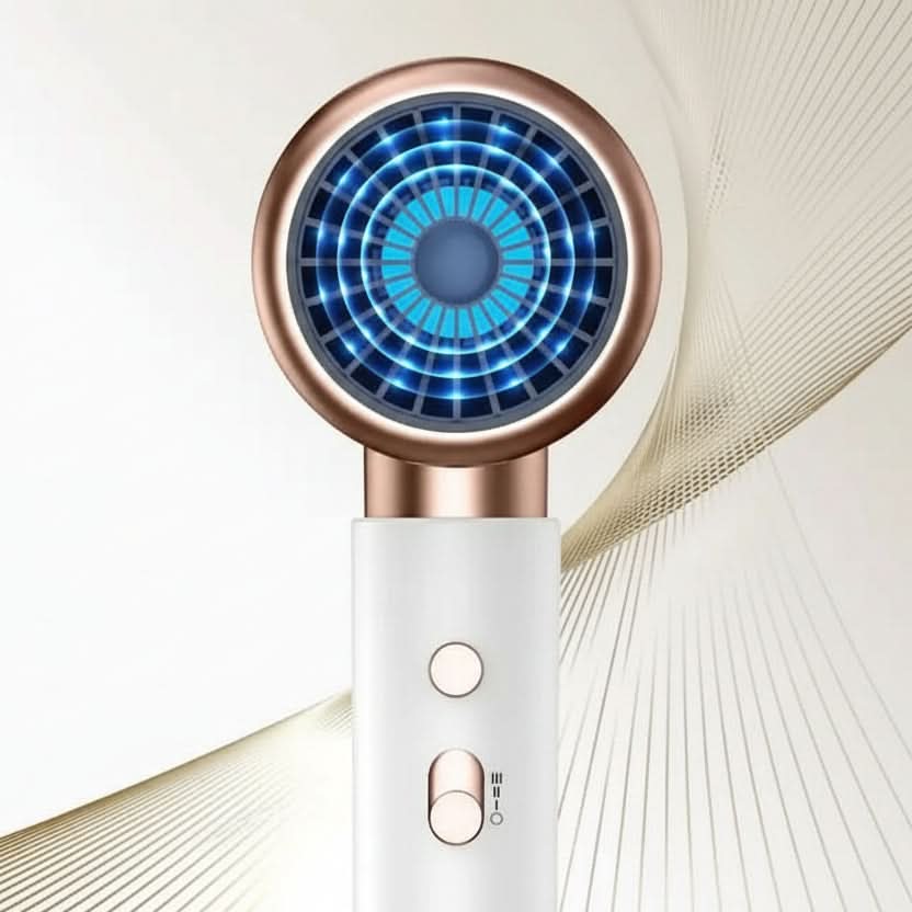 Hair Dryer 2400W Ionic with Diffuser and Concentrator, Fast Drying