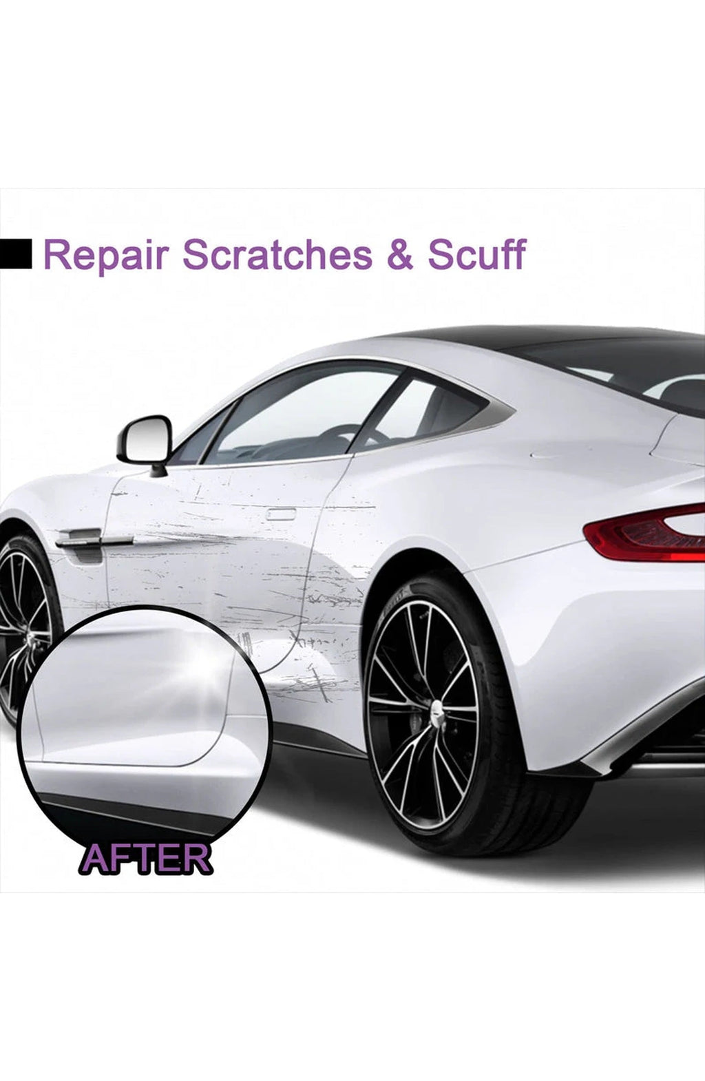 3-in-1 Quick Car Coating Spray | Waterless Wash, Gloss Coating and Paint Refresh in One Bottle | For Paint, Plastic and Glass