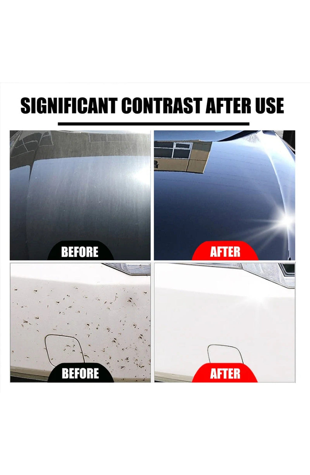 3-in-1 Quick Car Coating Spray | Waterless Wash, Gloss Coating and Paint Refresh in One Bottle | For Paint, Plastic and Glass