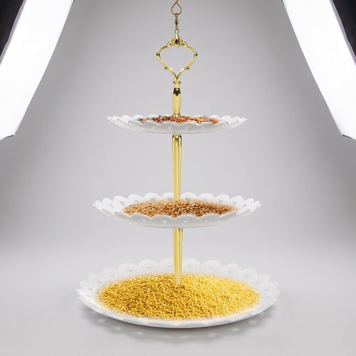 3-Tier Hanging Bird Feeder & Bird Bath Combo - Weatherproof