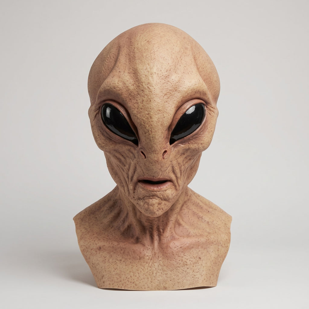 Alien Head Mask - Full Head Halloween Costume Mask