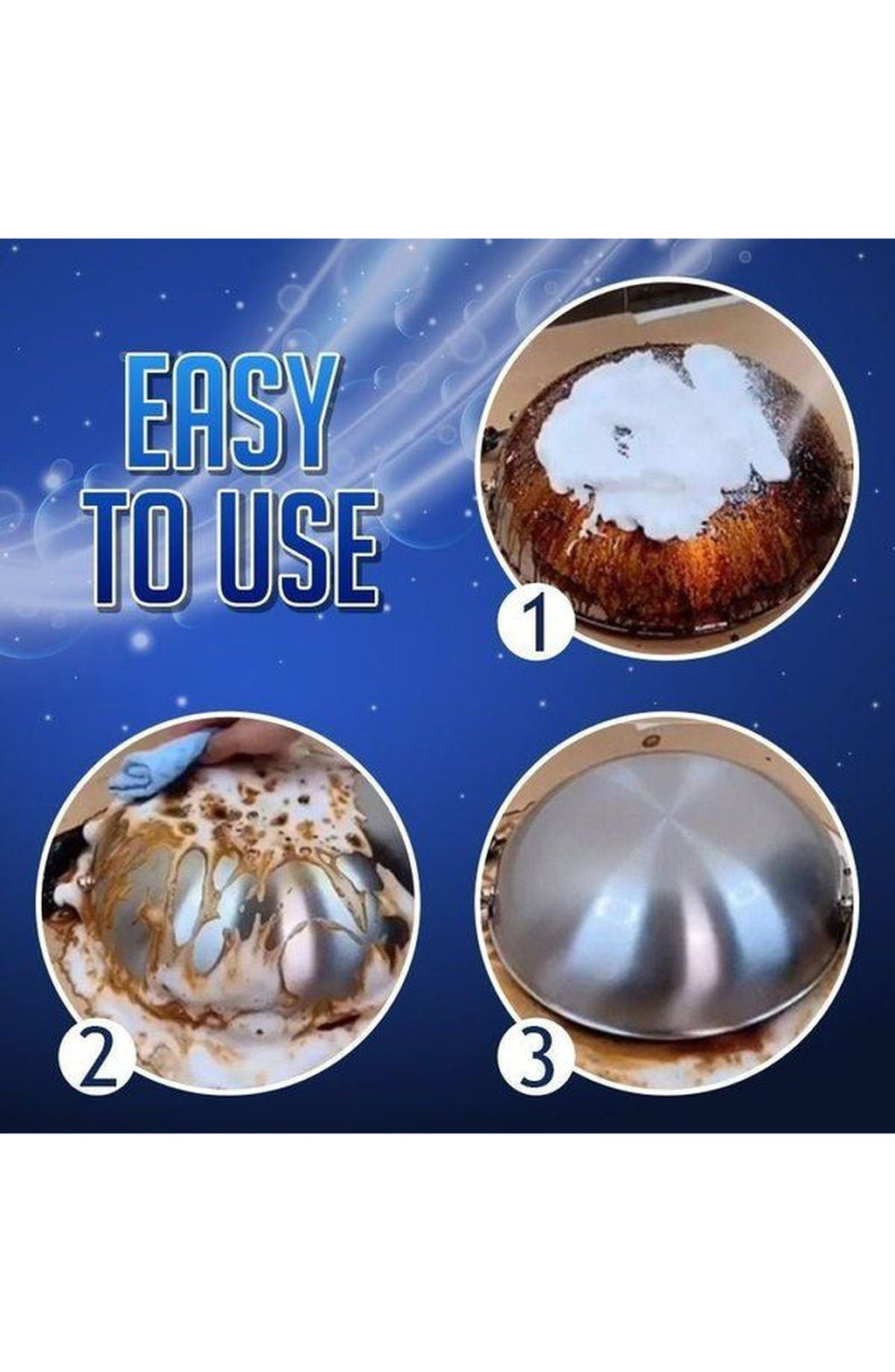 All-Purpose Rinse-Free Foaming Cleaning Spray | Wipe Away Grease, Burnt-On Stains and Dirt Without Rinsing | 30 ml or 100 ml