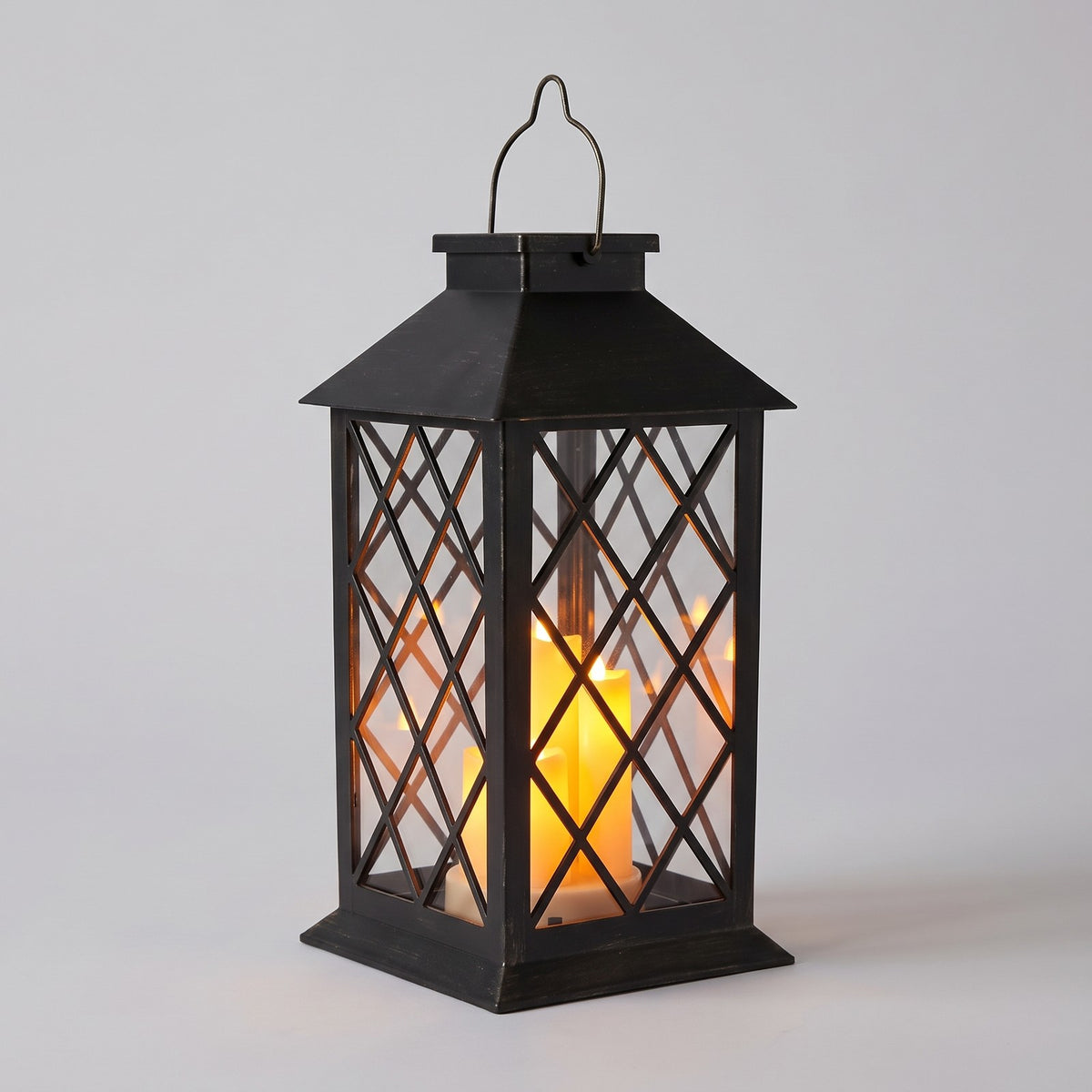 All-Weather Hanging Garden Lantern - Solar, Auto Sensor