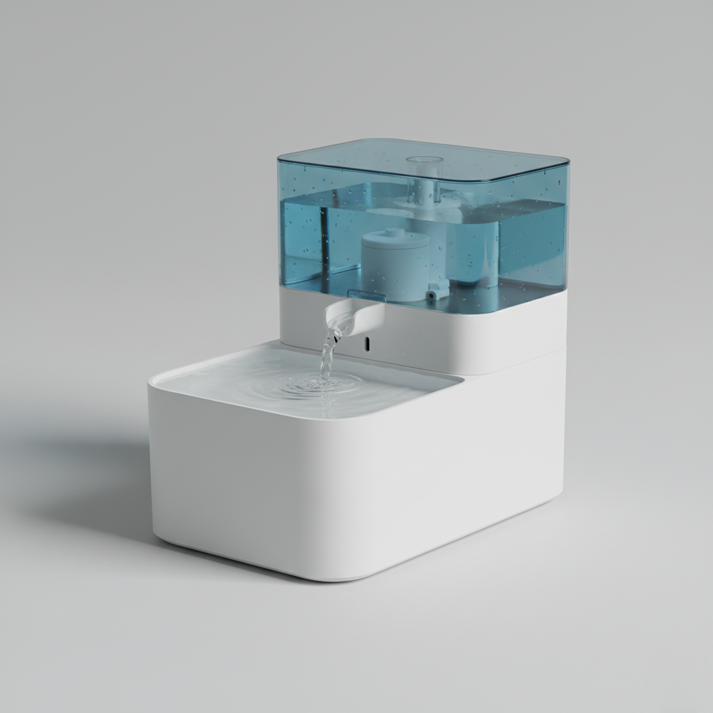 Pet Water Fountain, Automatic Cat and Dog Drinking Fountain with Filter