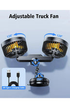 Rechargeable Car Fan with Suction Cup Mount - view 4