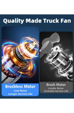 Rechargeable Car Fan with Suction Cup Mount - view 5