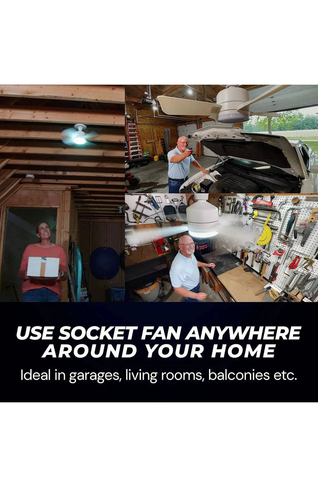 Remote Control Ceiling Fan with LED Light - view 3