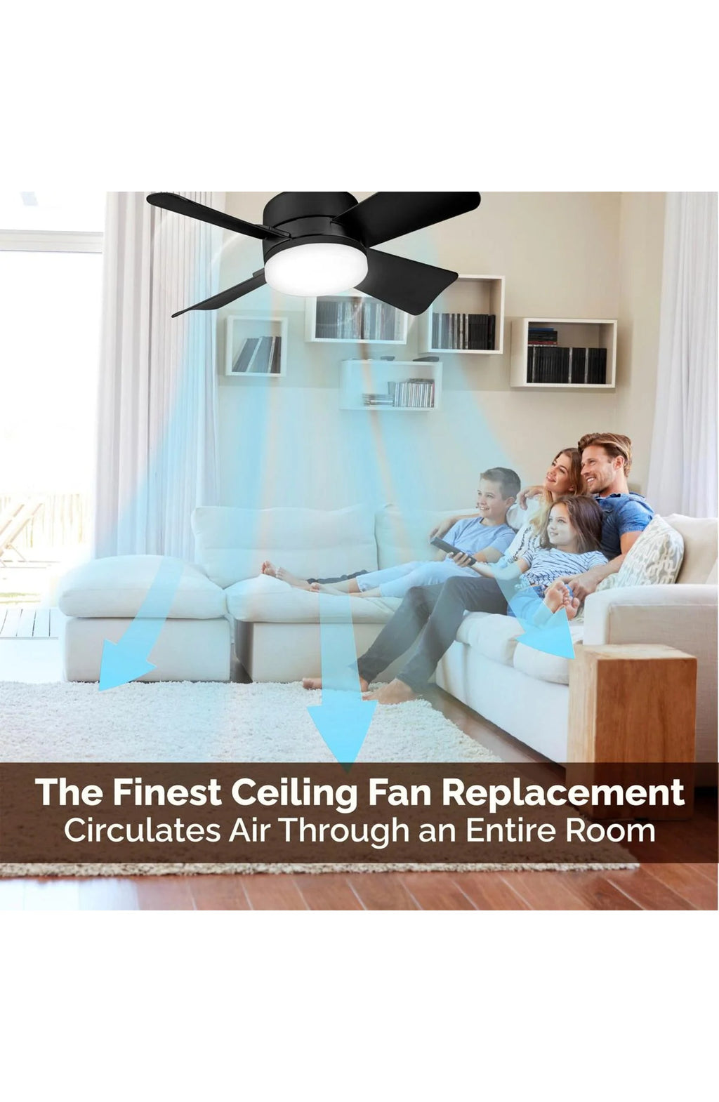 Remote Control Ceiling Fan with LED Light - view 7