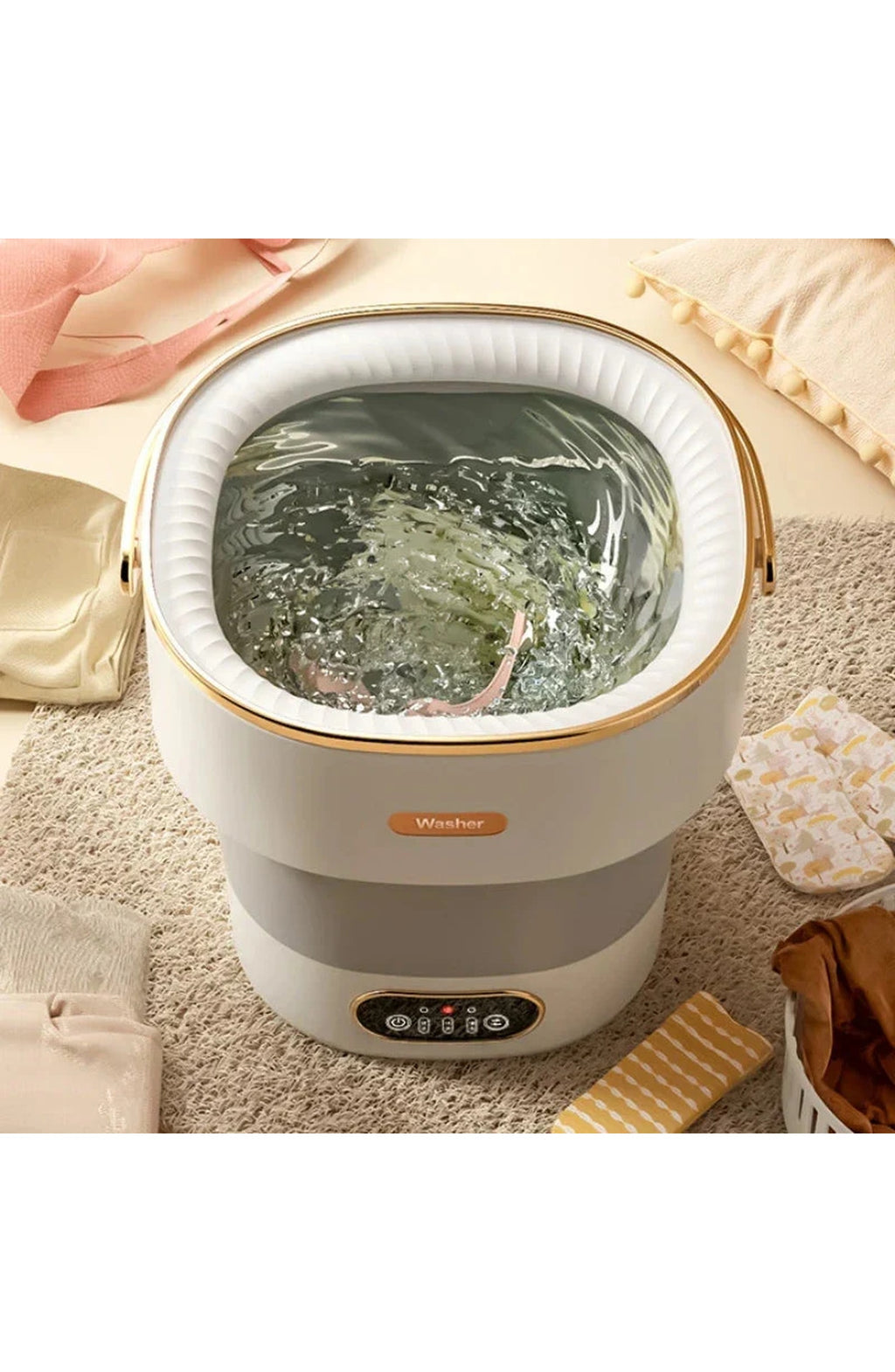 Foldable Travel Washing Machine, Compact - view 2