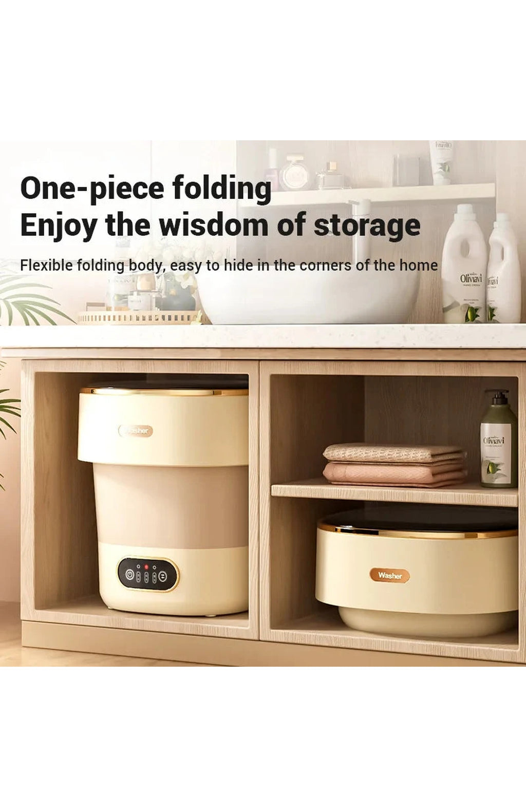 Foldable Travel Washing Machine, Compact - view 4