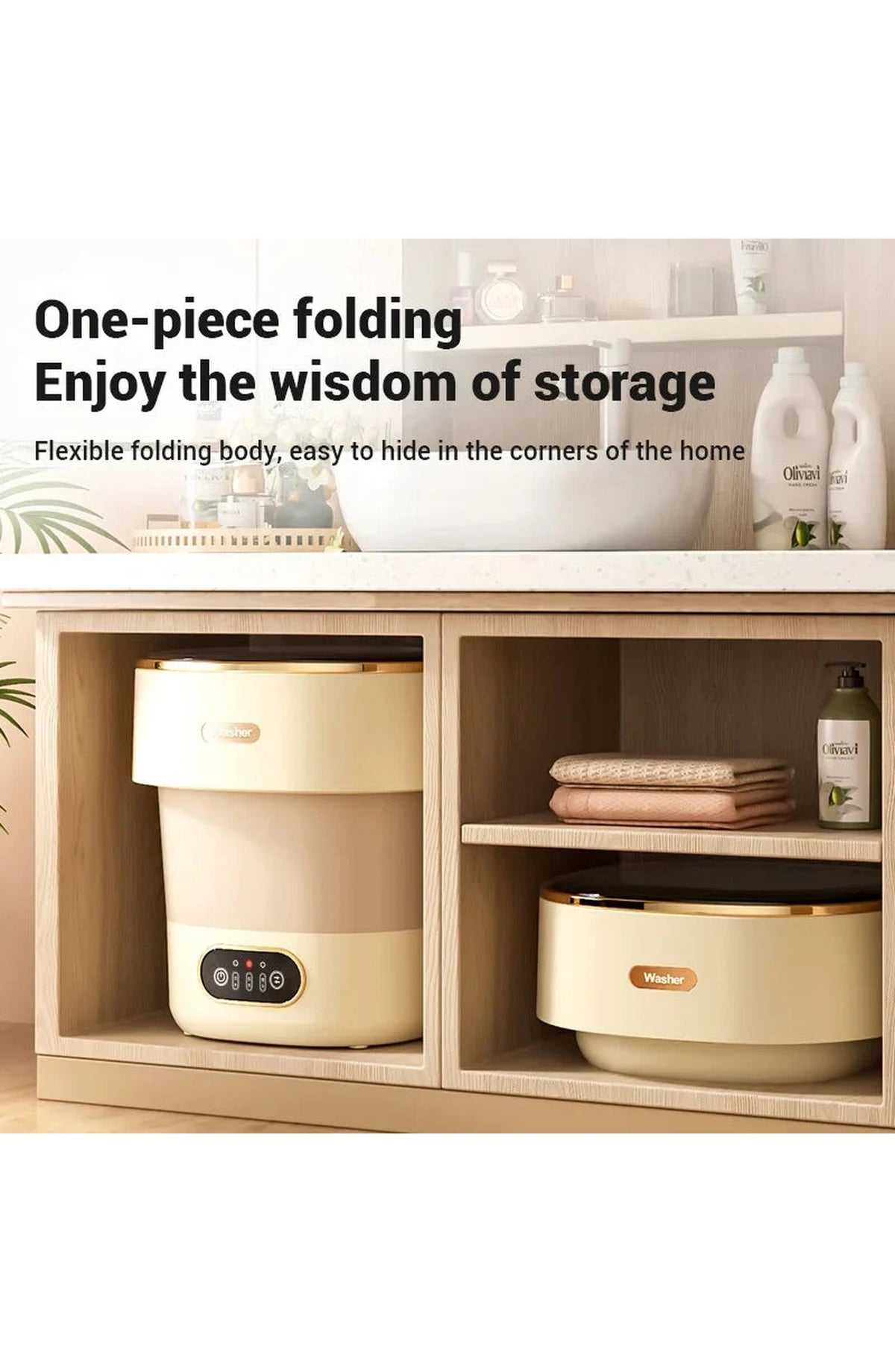 Foldable Travel Washing Machine, Compact - view 4