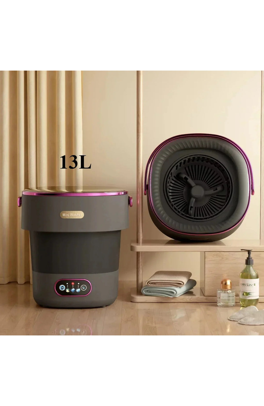 Foldable Travel Washing Machine, Compact - view 7