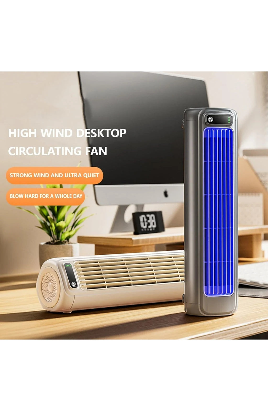 Bladeless Portable Air Conditioner, USB Rechargeable - view 2