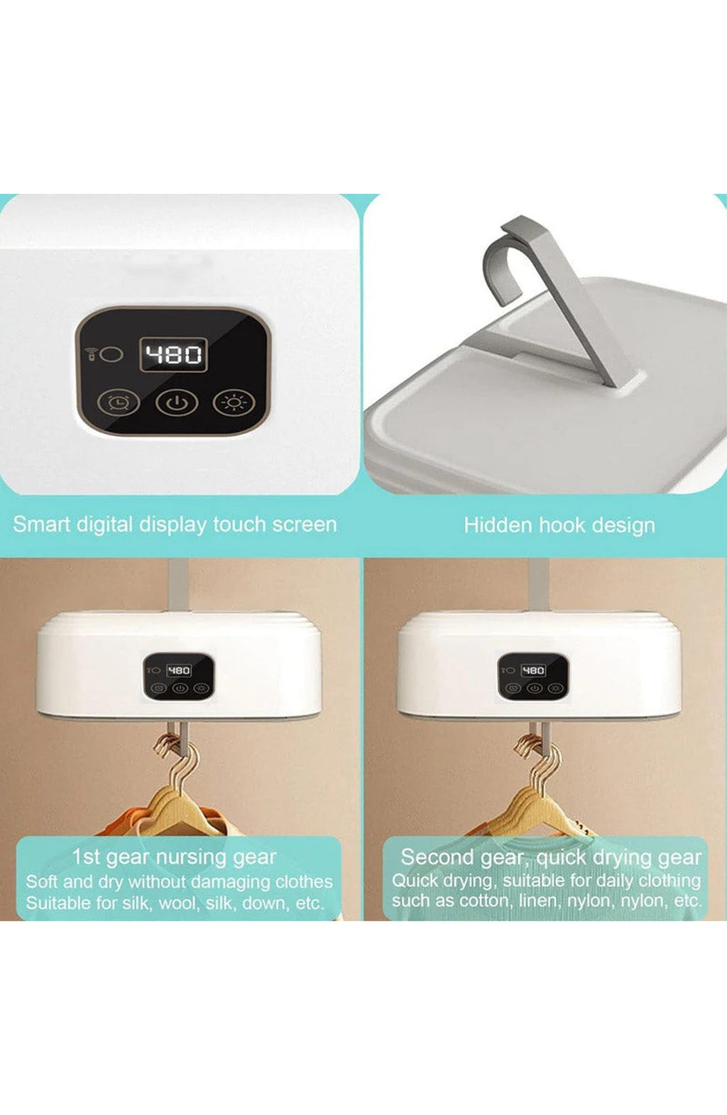 Compact Portable Electric Clothes Dryer - view 4