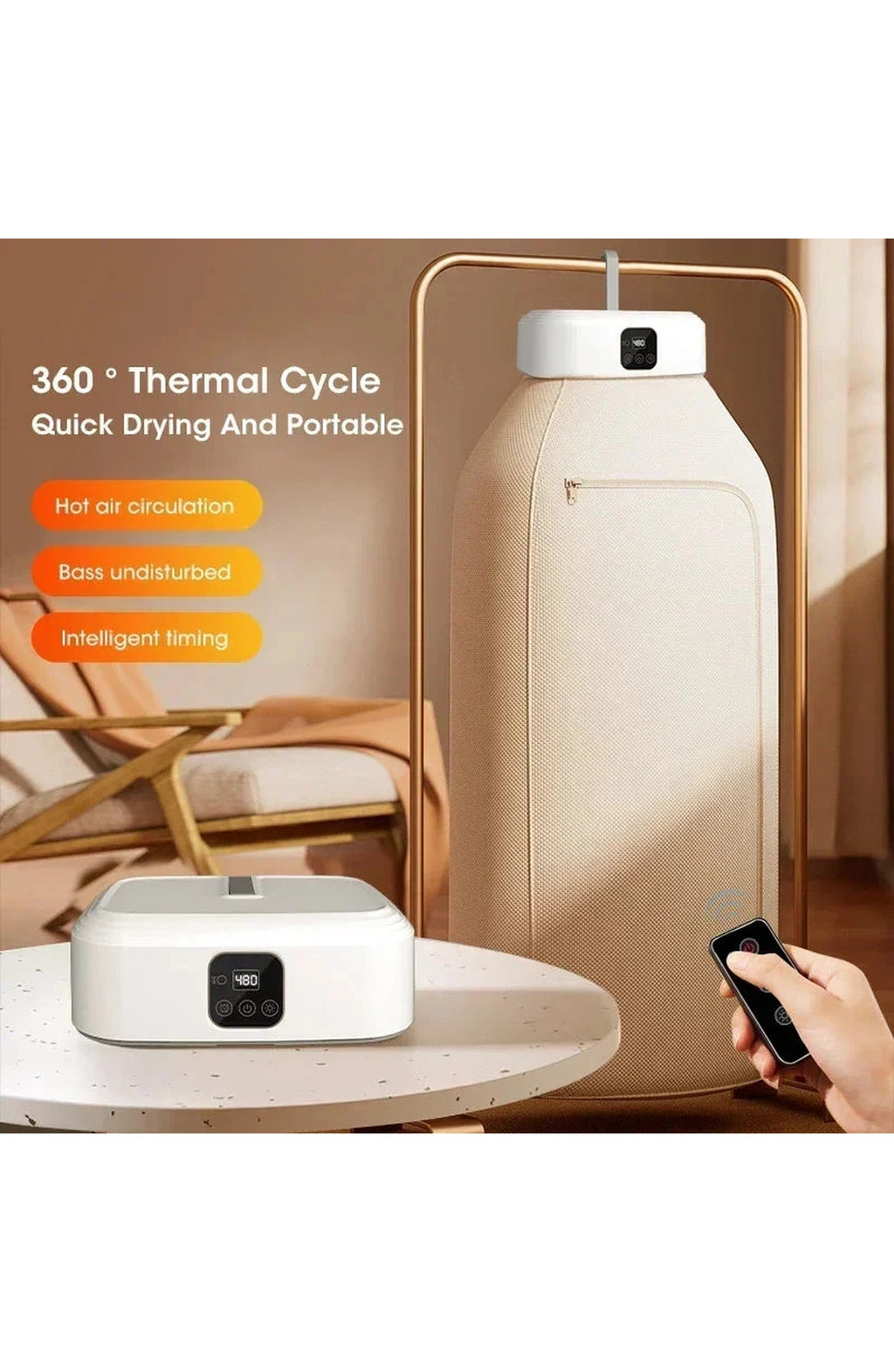 Compact Portable Electric Clothes Dryer - view 7