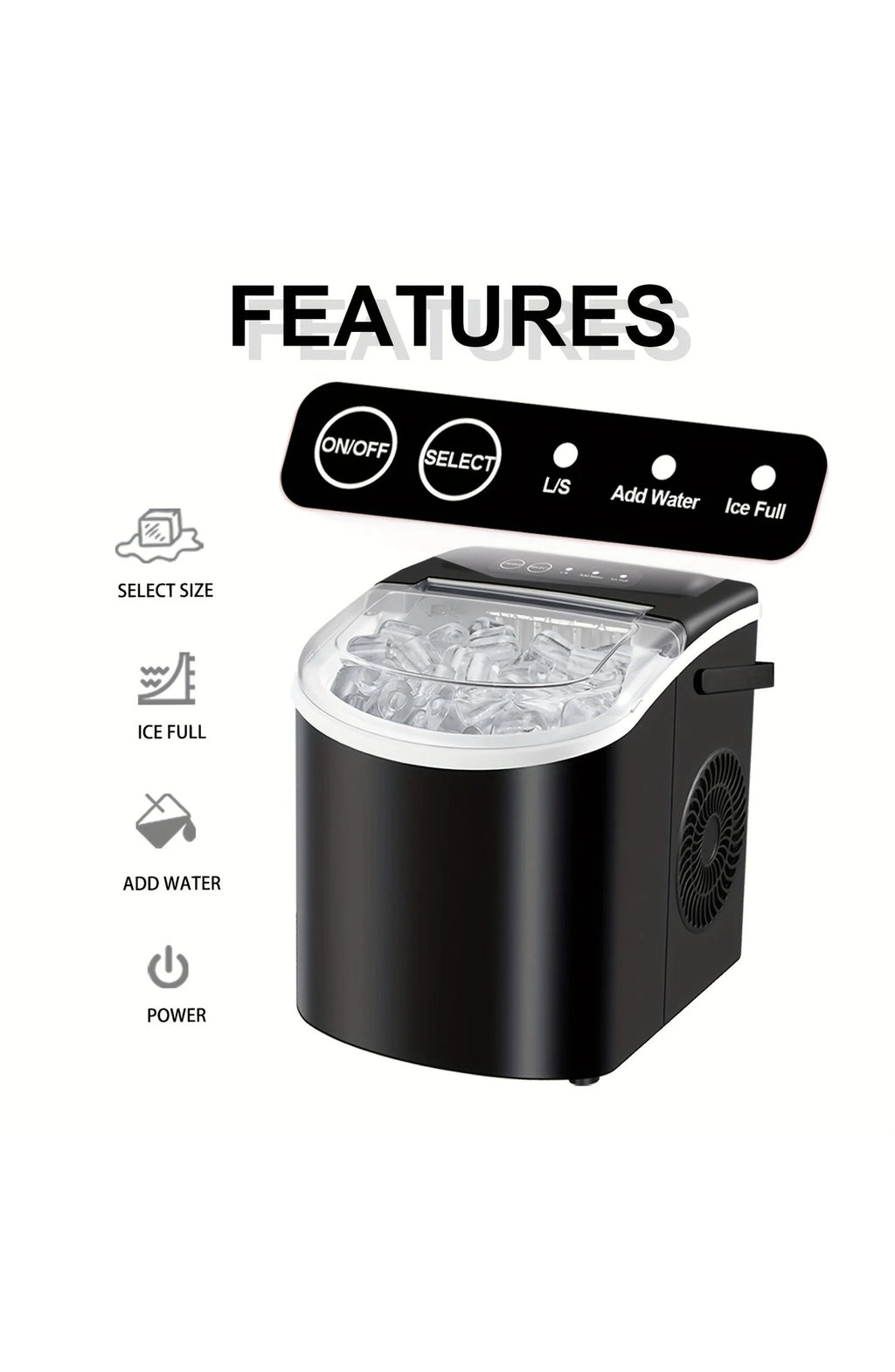 Compact Countertop Ice Maker - view 6