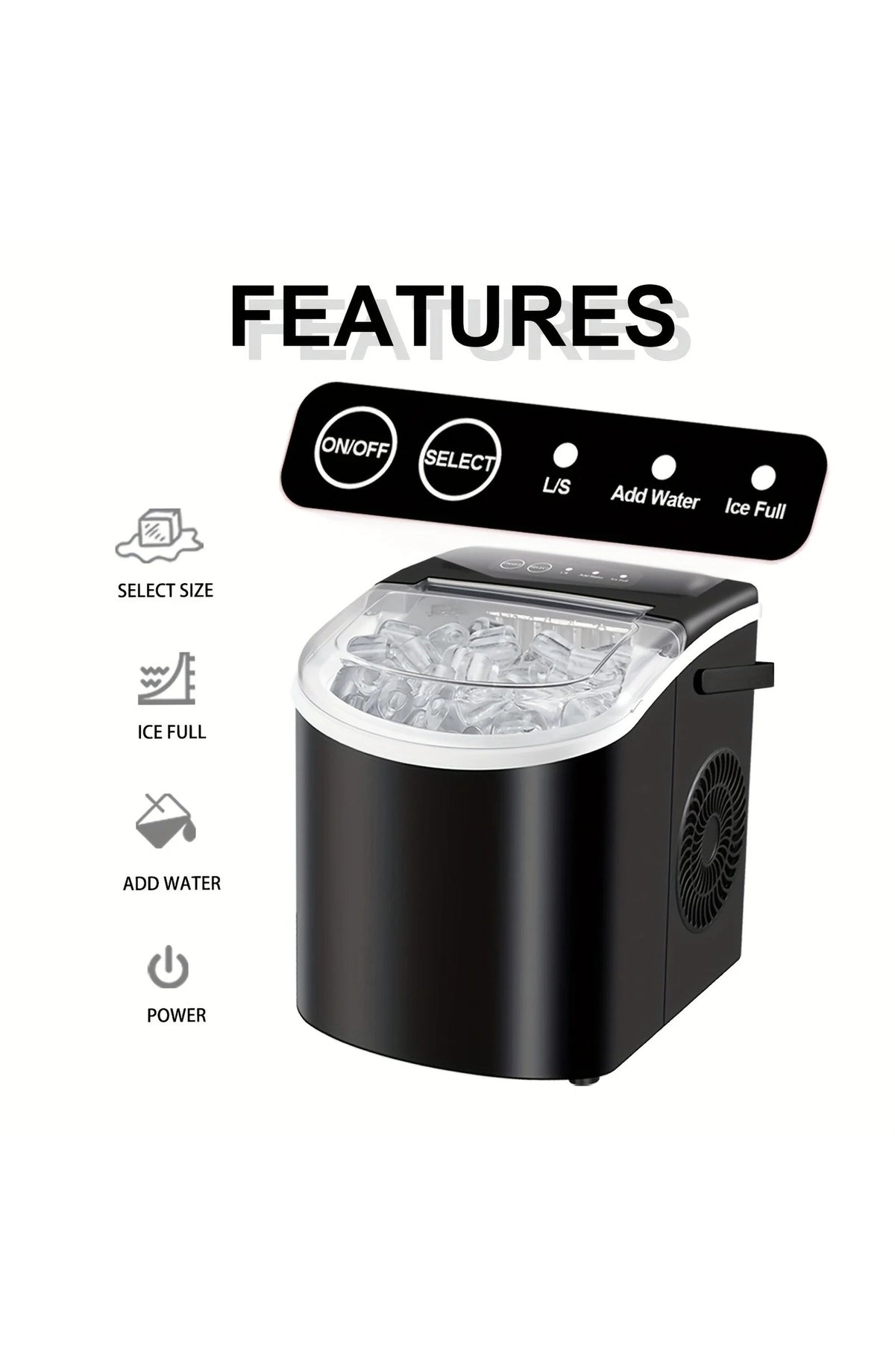 Compact Countertop Ice Maker - view 6