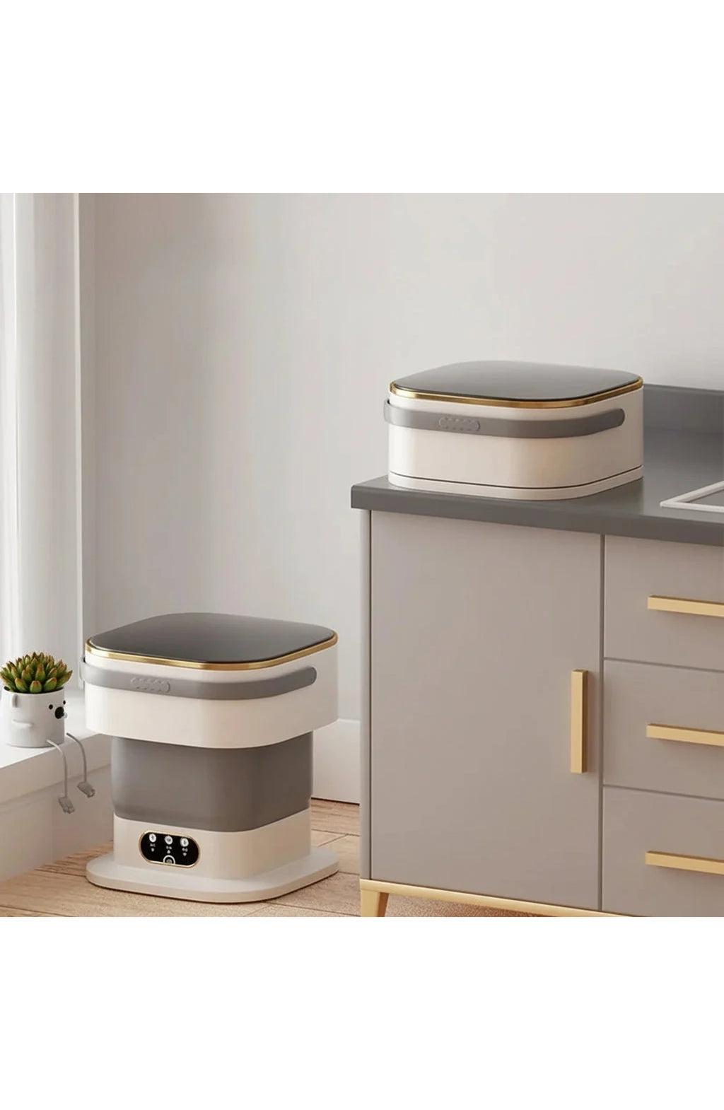 Compact Foldable Washing Machine for Small Loads