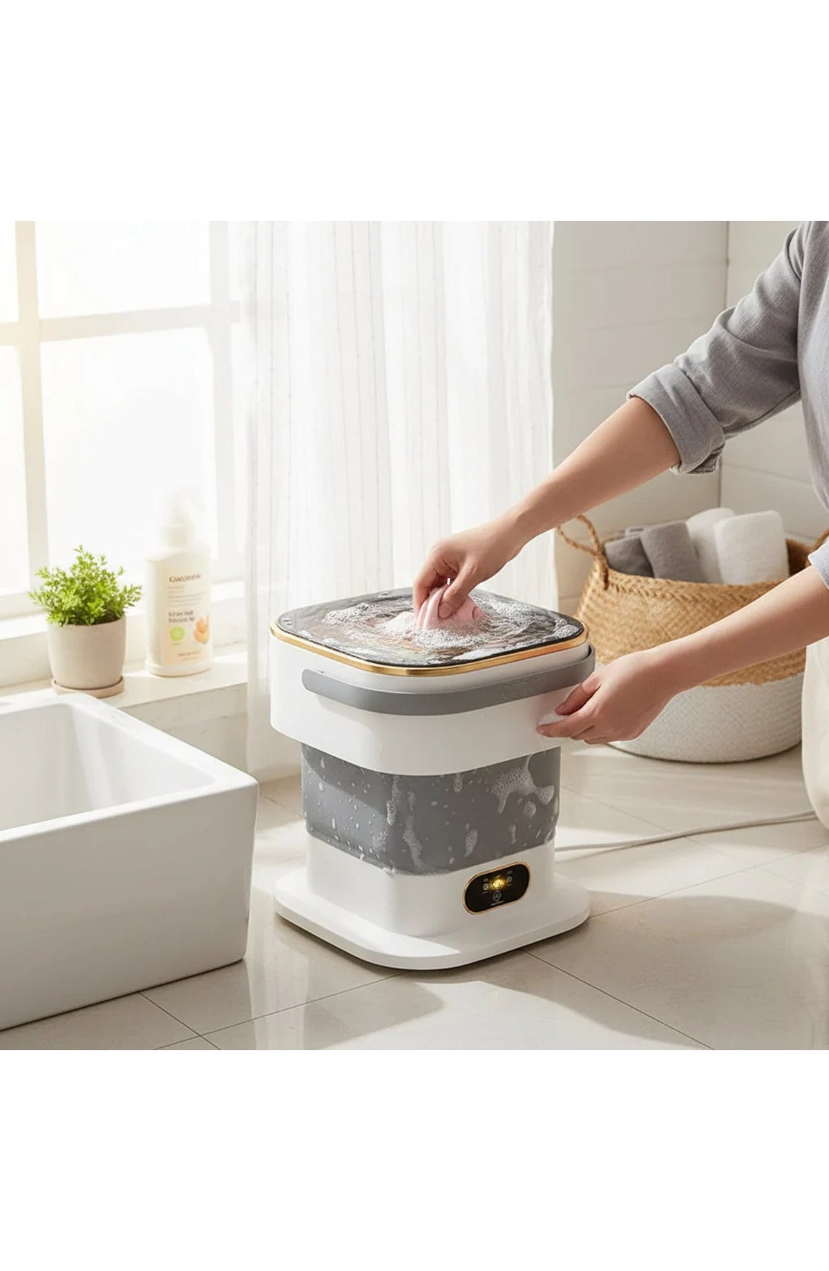 Compact Foldable Washing Machine for Small Loads - view 7