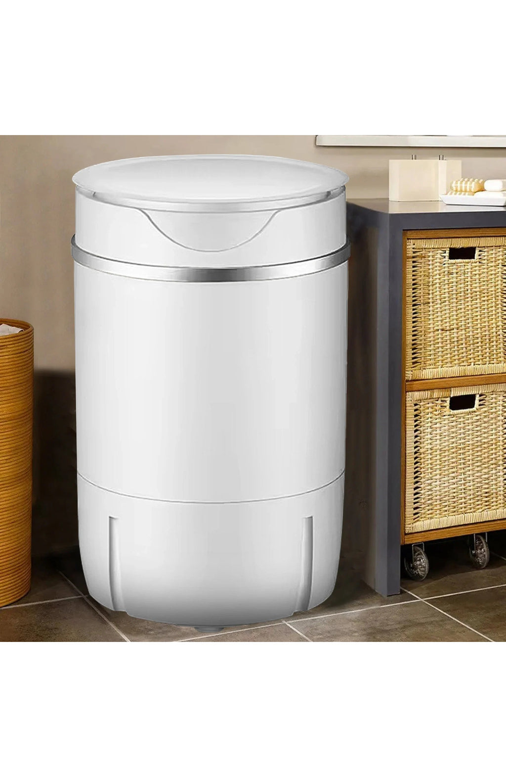 Semi-Automatic Mini Washing Machine with Single Drum - view 2