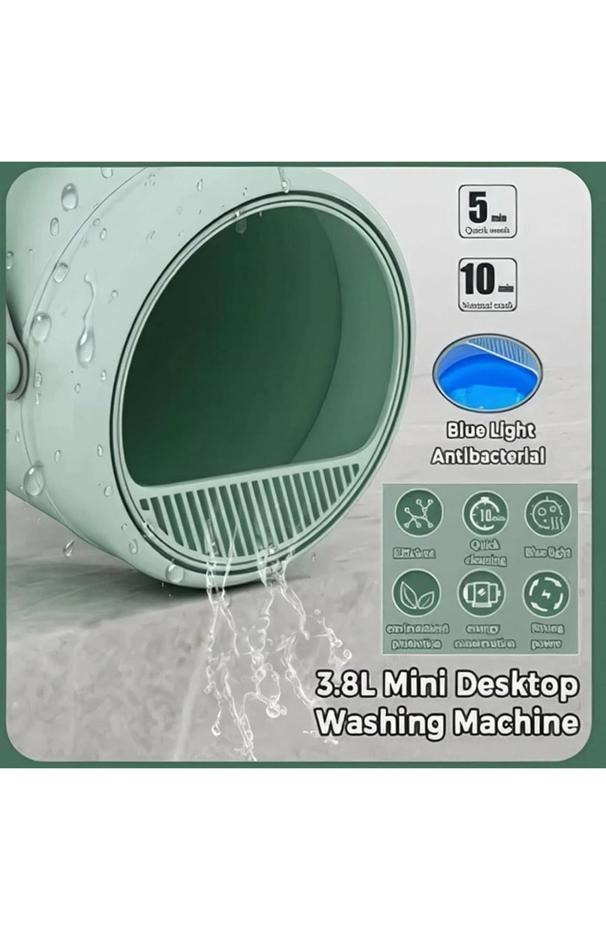 Compact Mini Washing Machine Portable - view 4