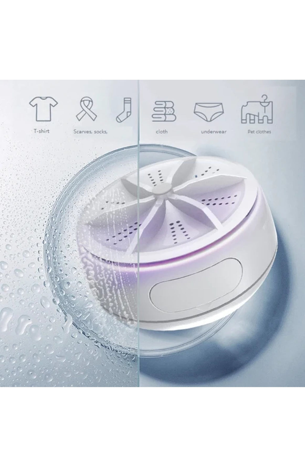 Mini Washing Machine with Ultrasonic Technology - view 4