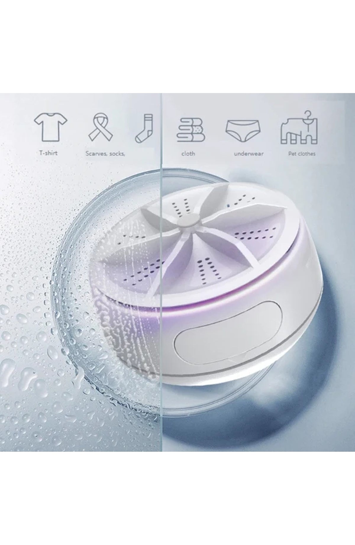 Mini Washing Machine with Ultrasonic Technology - view 4