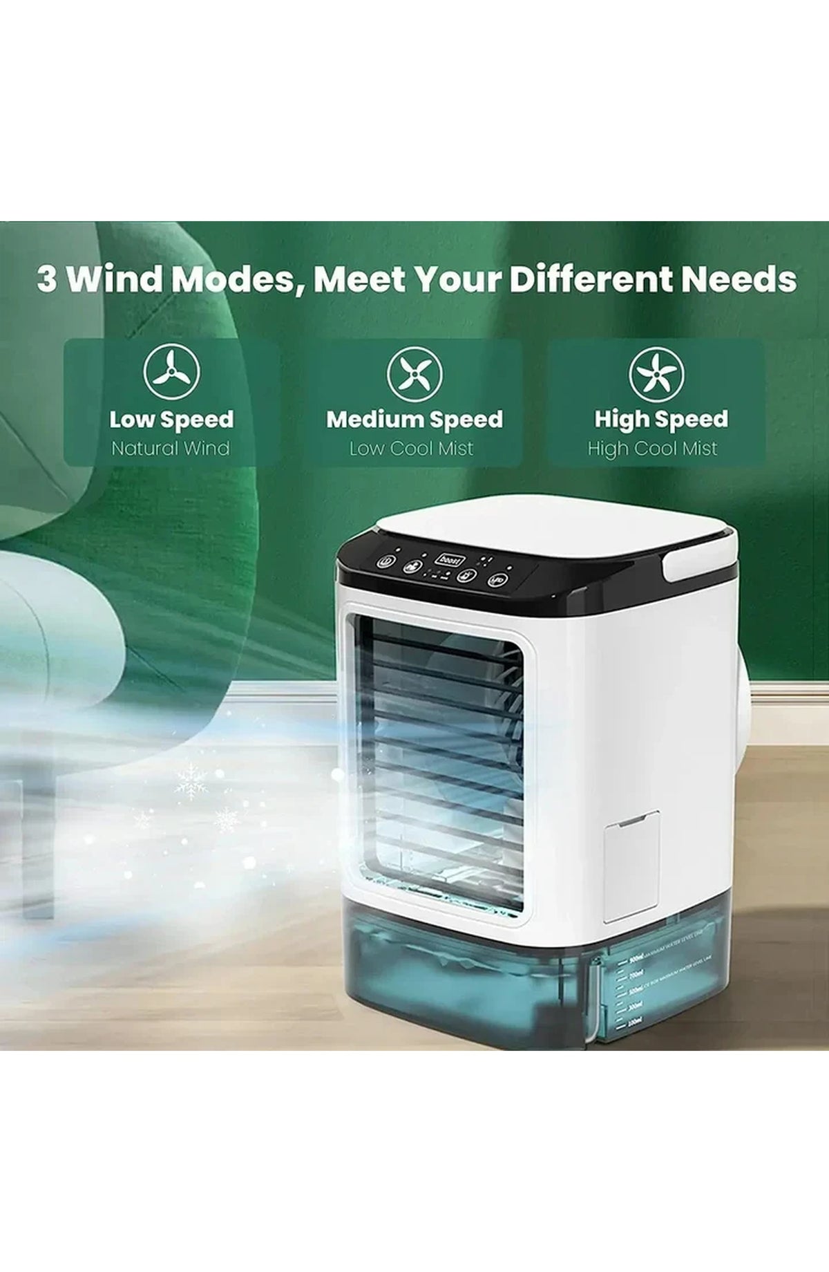 Compact Portable Air Conditioner 3 Speeds - view 3
