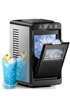 Compact Portable Ice Maker, Self-Cleaning Countertop