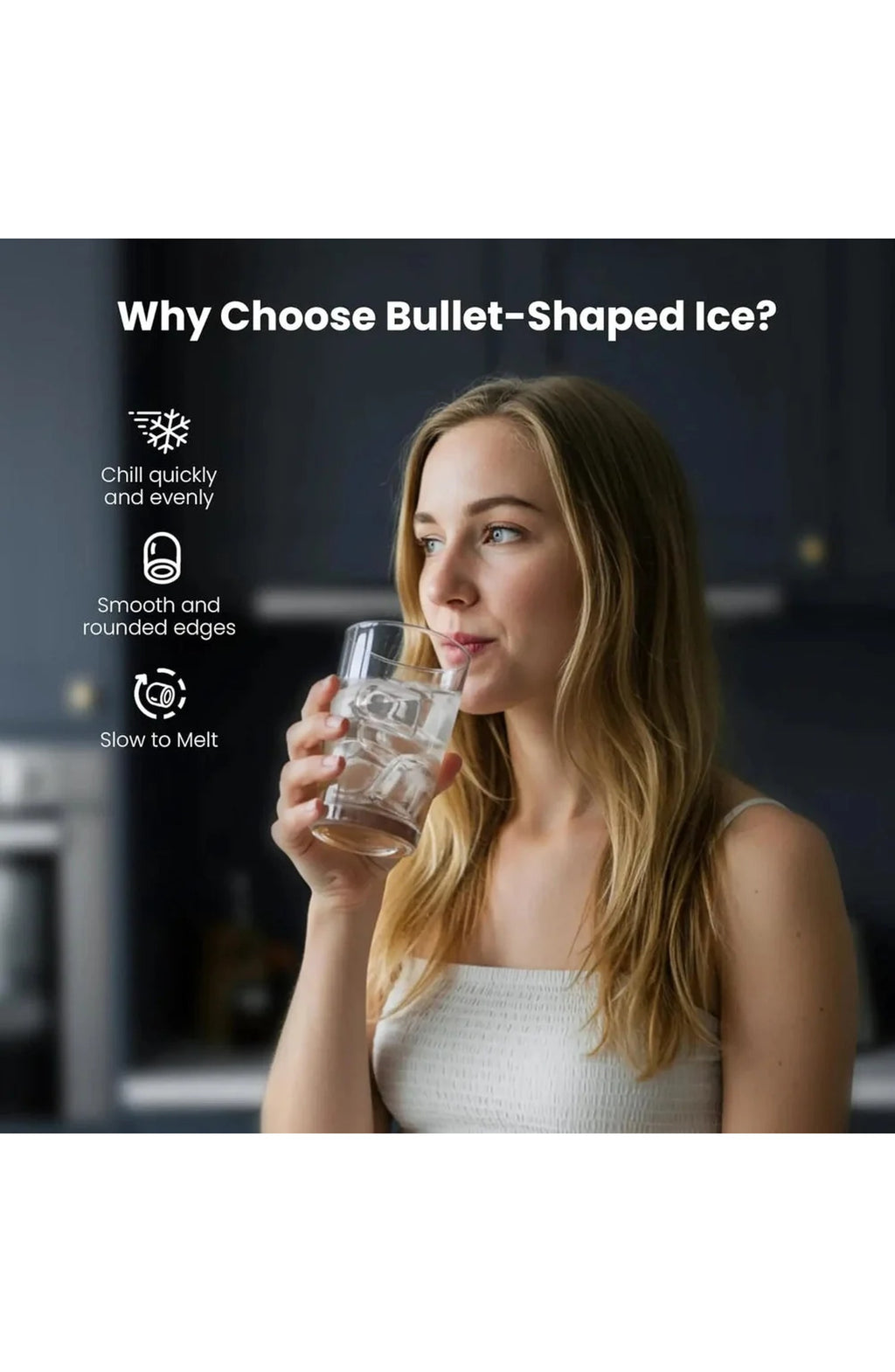 Compact Portable Ice Maker, Self-Cleaning Countertop - view 5