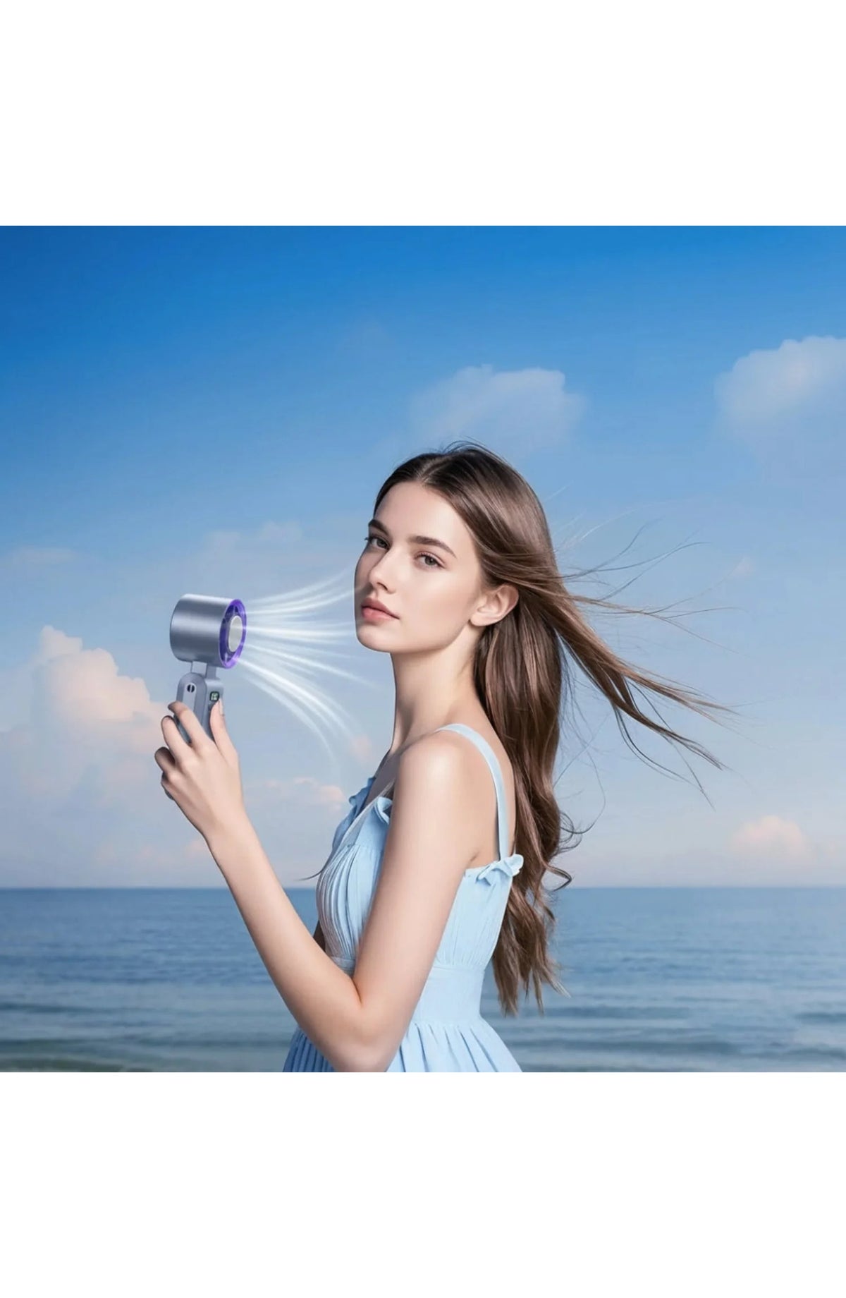 Portable Misting Fan with Ice Cooling Plate - view 2
