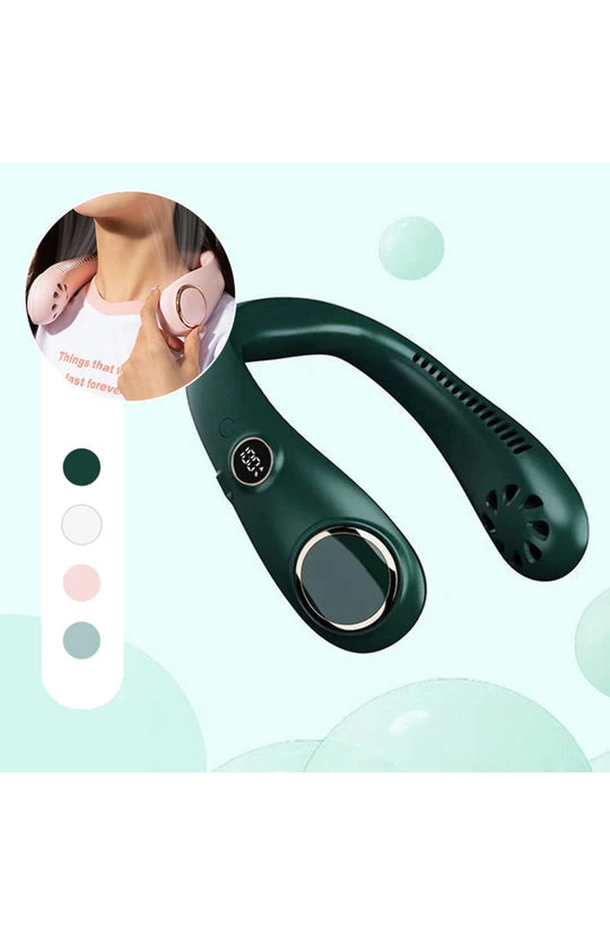 Rechargeable Portable Neck Fan - view 3