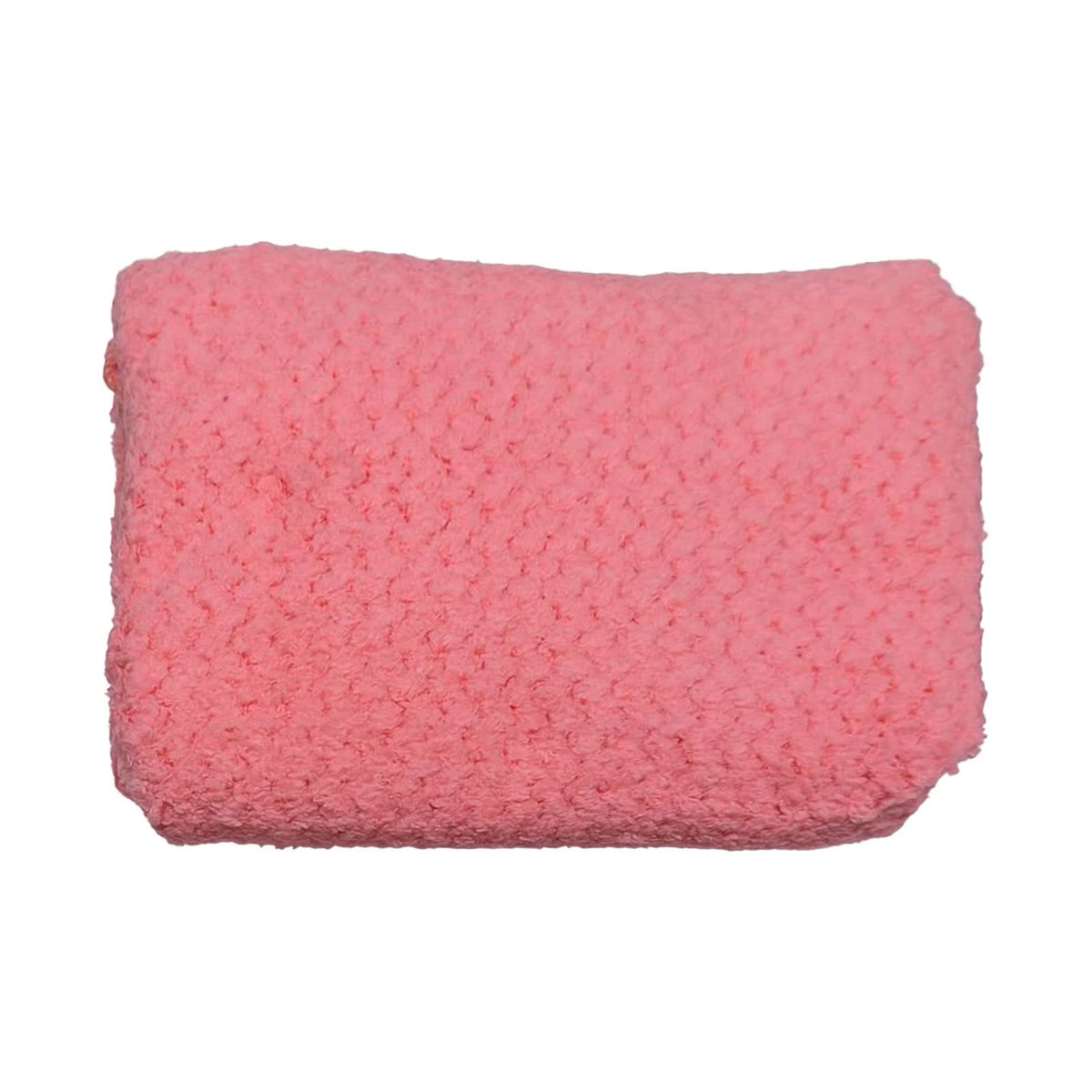 Coral Velvet Hair Towel Wrap 23.6 x 39.4 In | Quick-Dry Microfiber – Light Pink