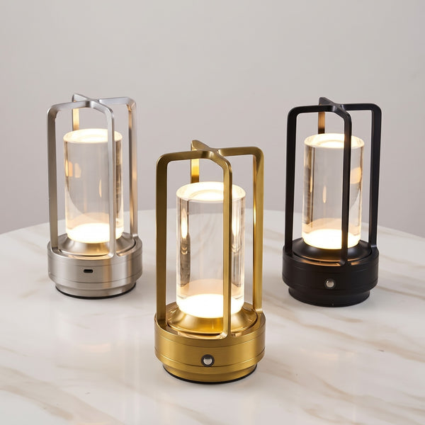 Cordless Crystal-Style Table Lamp 7 x 4 In | Dimmable Warm-Neutral-Cool