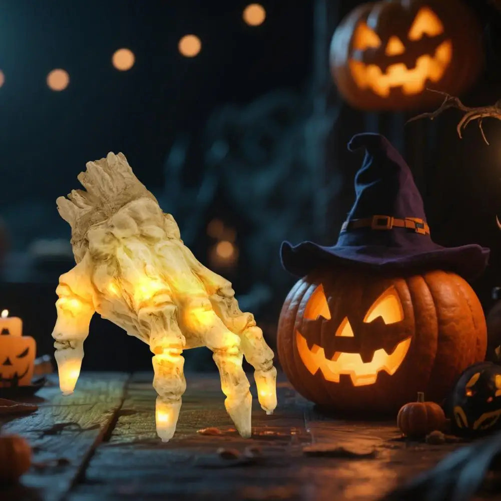 Crawling Hand Halloween Prop with Lights and Sounds