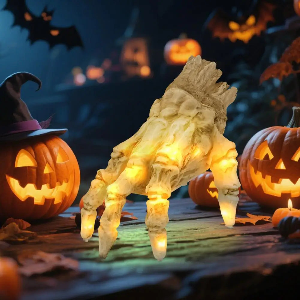 Crawling Hand Halloween Prop with Lights and Sounds