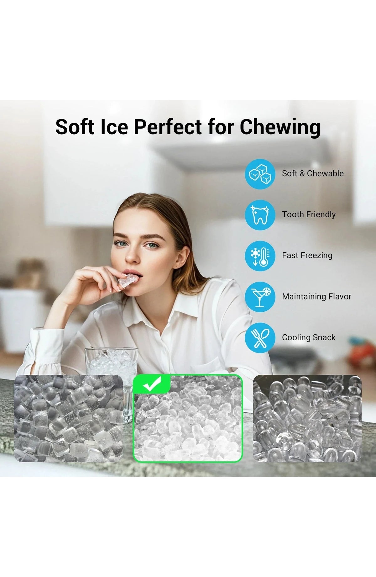 Nugget Ice Maker Self-Cleaning - view 4