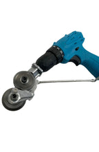 Electric Drill Shears Attachment, Sheet Metal Nibbler | Cutting Head for Straight and Curved Cuts Without Burrs | Fits Drills