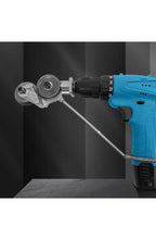 Electric Drill Shears Attachment, Sheet Metal Nibbler | Cutting Head for Straight and Curved Cuts Without Burrs | Fits Drills