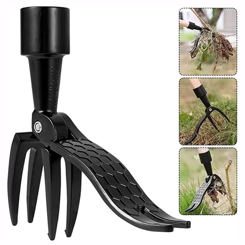 Stand Up Weed Puller, Stainless Steel Weeder Tool, No Bending Needed