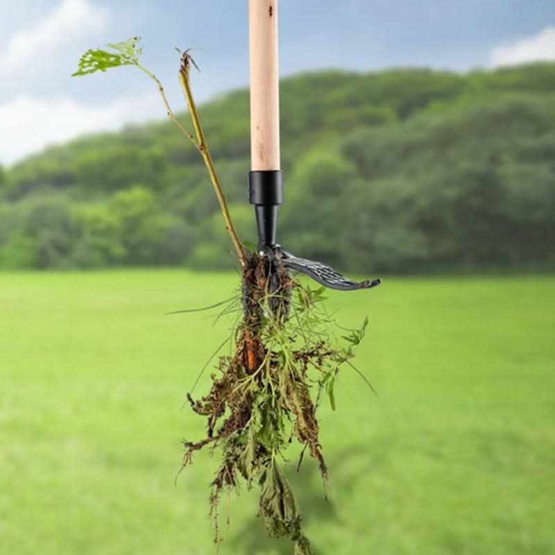 Stand Up Weed Puller, Stainless Steel Weeder Tool, No Bending Needed