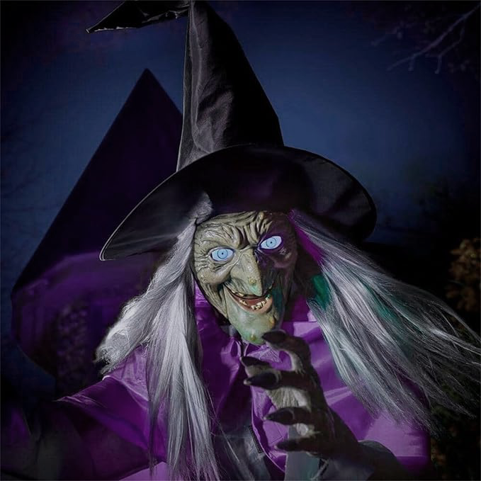 Floating Witch Halloween Decoration