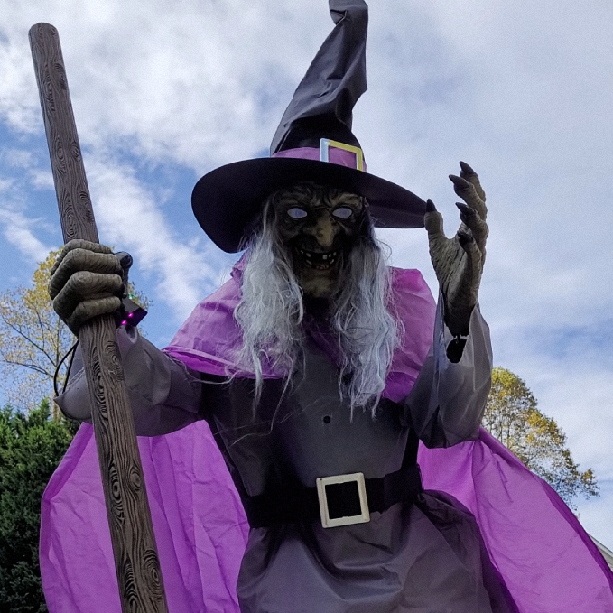 Floating Witch Halloween Decoration
