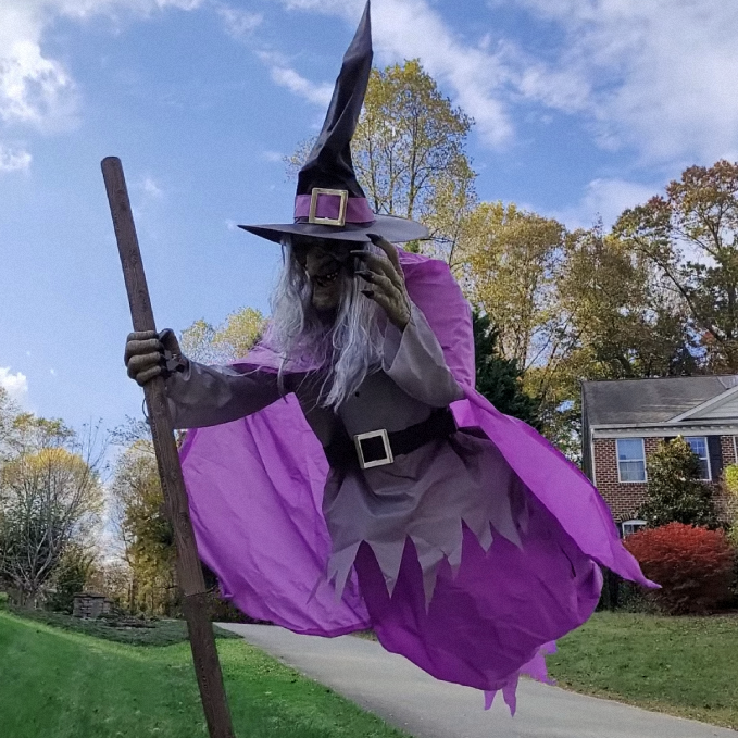 Floating Witch Halloween Decoration