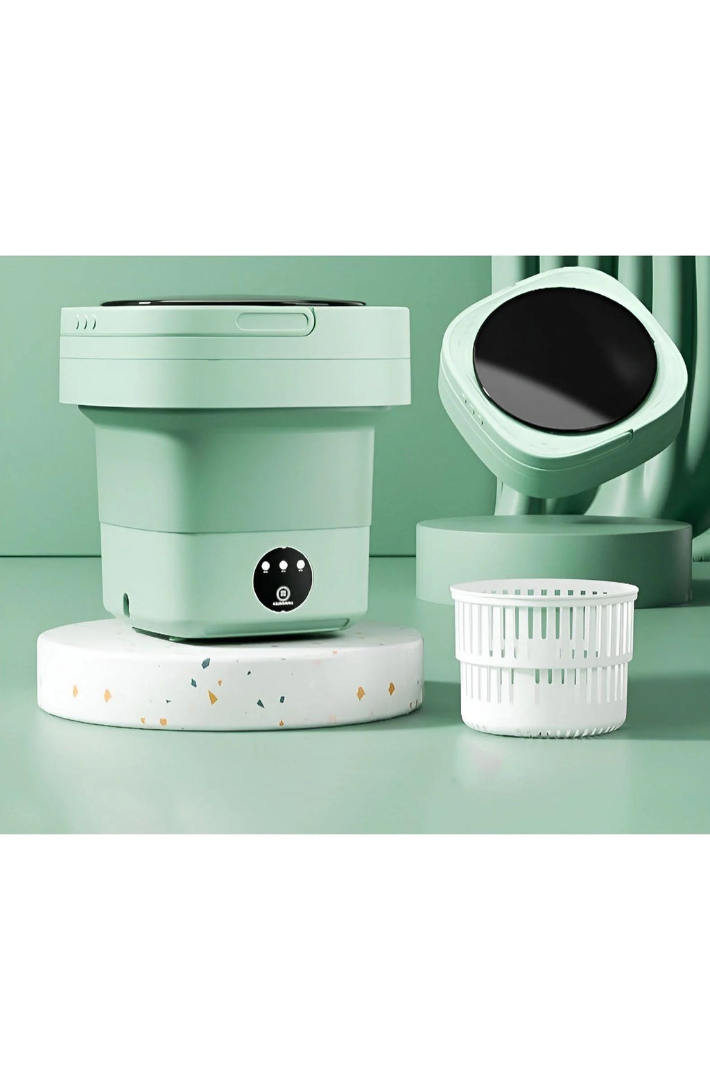Foldable Mini Washing Machine with Dryer