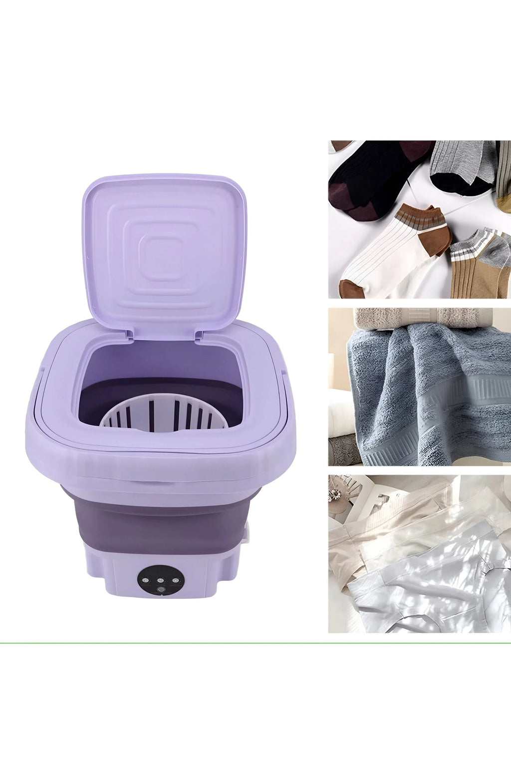 Foldable Mini Washing Machine with Dryer - view 4