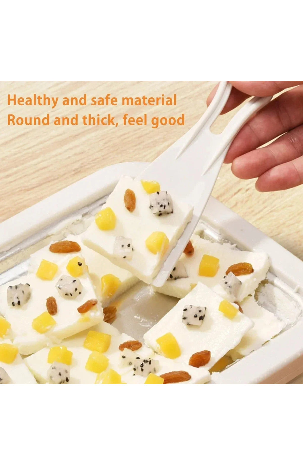 Large Rolled Ice Cream Maker Pan - view 4