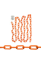 Halloween Chain String Lights | 157 In Orange LED Chain with 8 Light Modes and 6-Hour Timer | Waterproof, Battery Powered